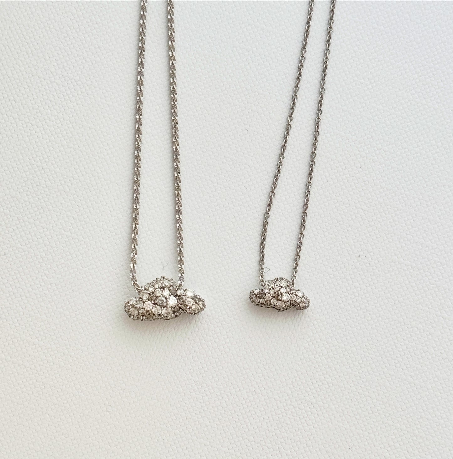 Foggy Cloud Charm & necklace