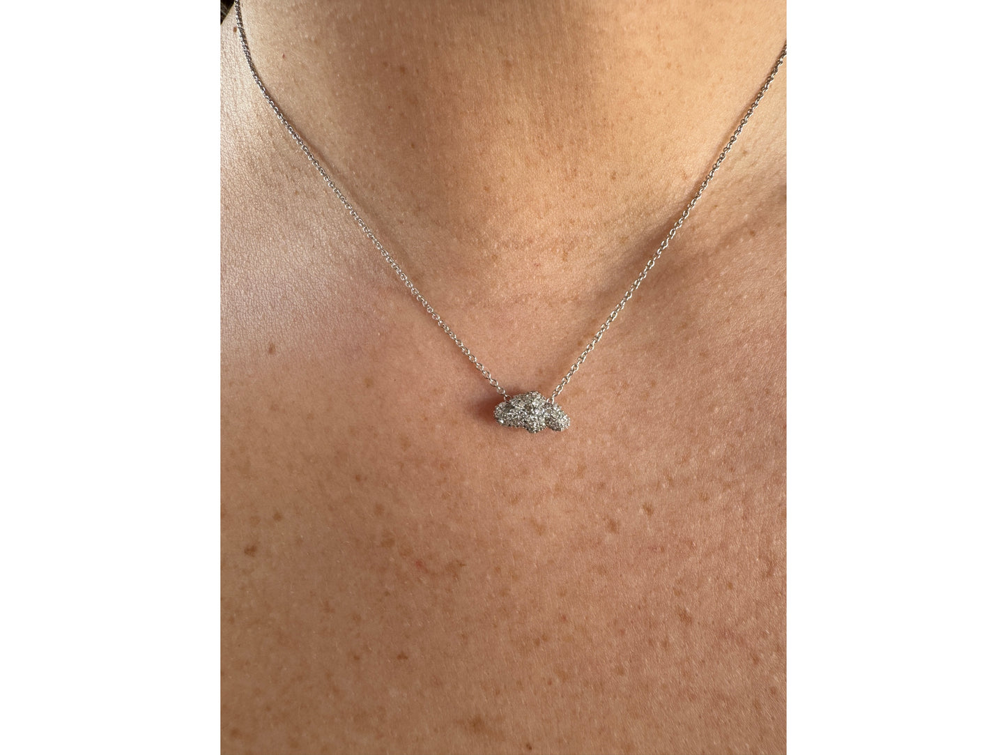 Foggy Cloud Charm & necklace