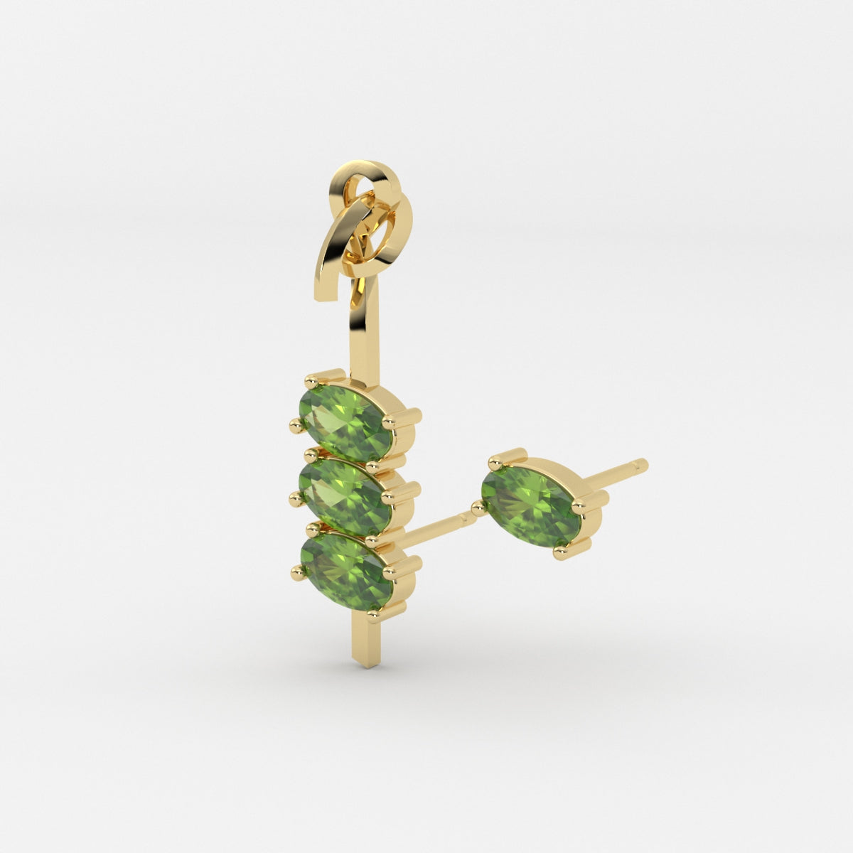 Martini Olive Cocktail Earrings