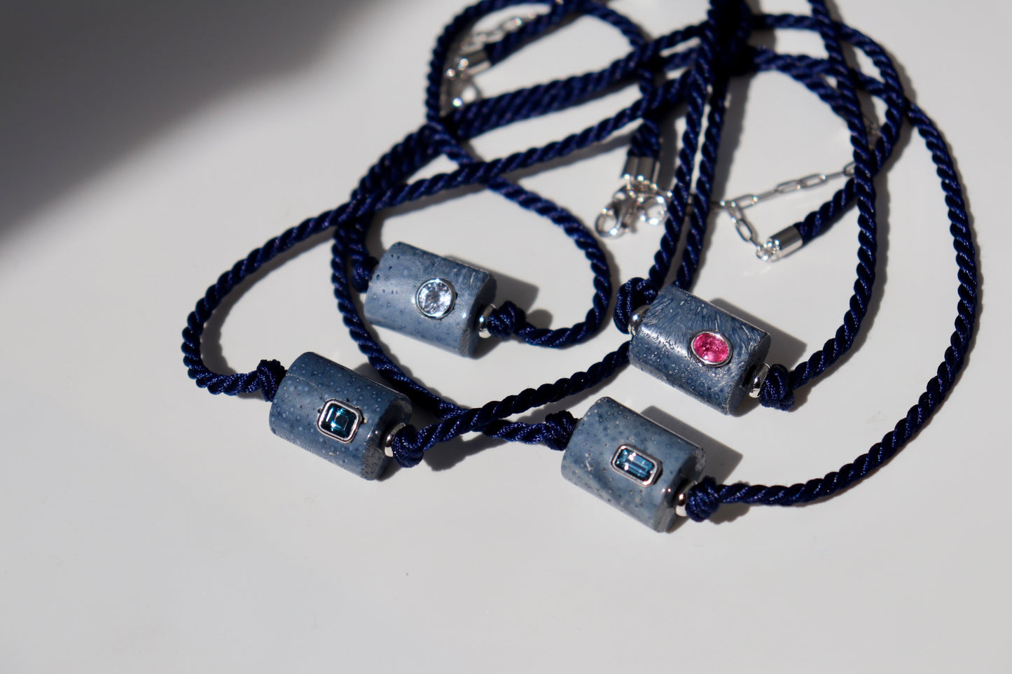 One of a kind (Ooak) stone carved necklaces